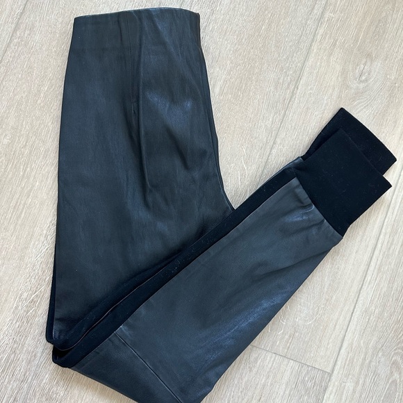 Vince Black Leather Leggings - Picture 8 of 8